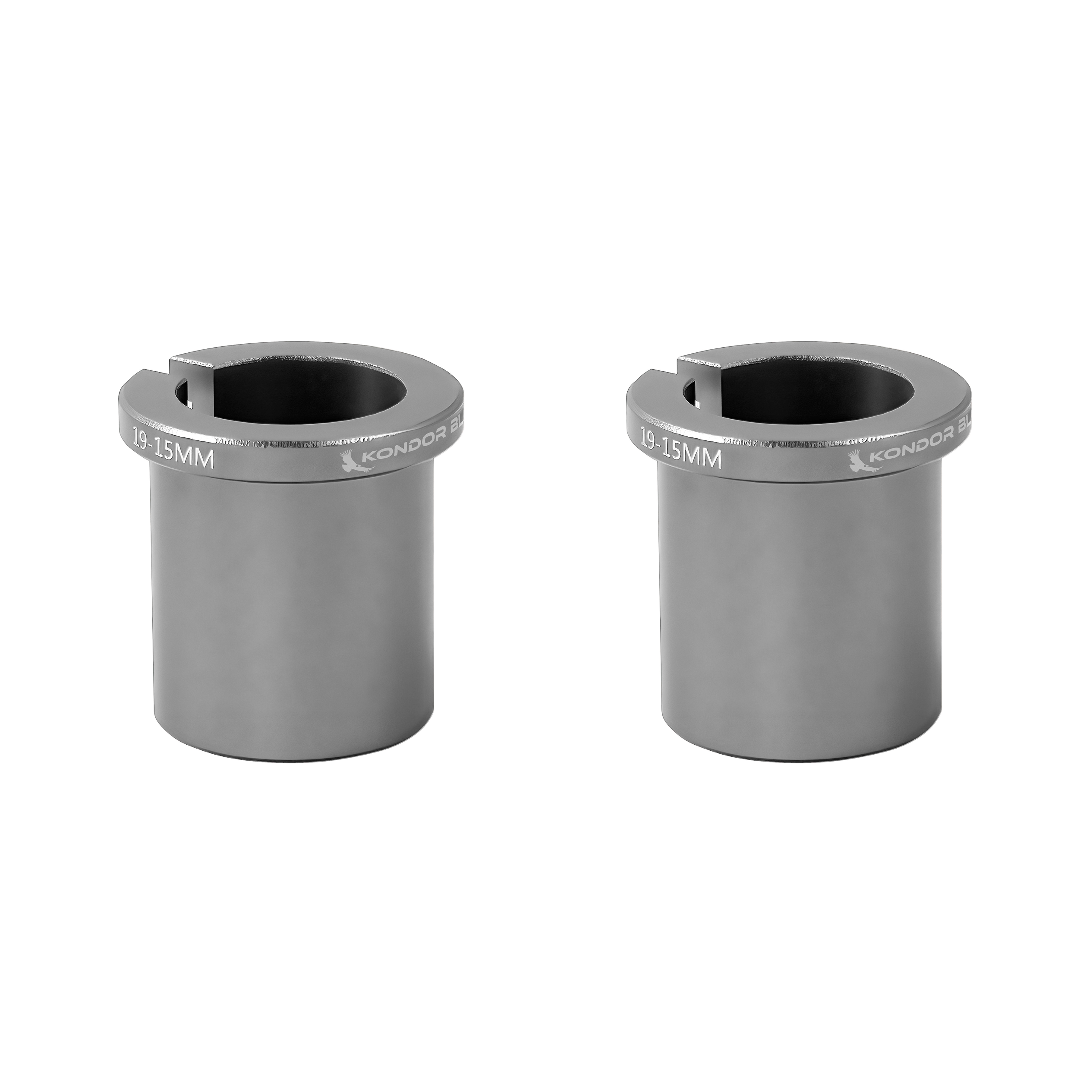 Kondor Blue 15mm to 19mm Camera Lens Adapter Bushings - Space Gray Aluminum Alloy for DSLR & Mirrorless Cameras - Perfect for Lens Mount Conversion & Rig Accessories