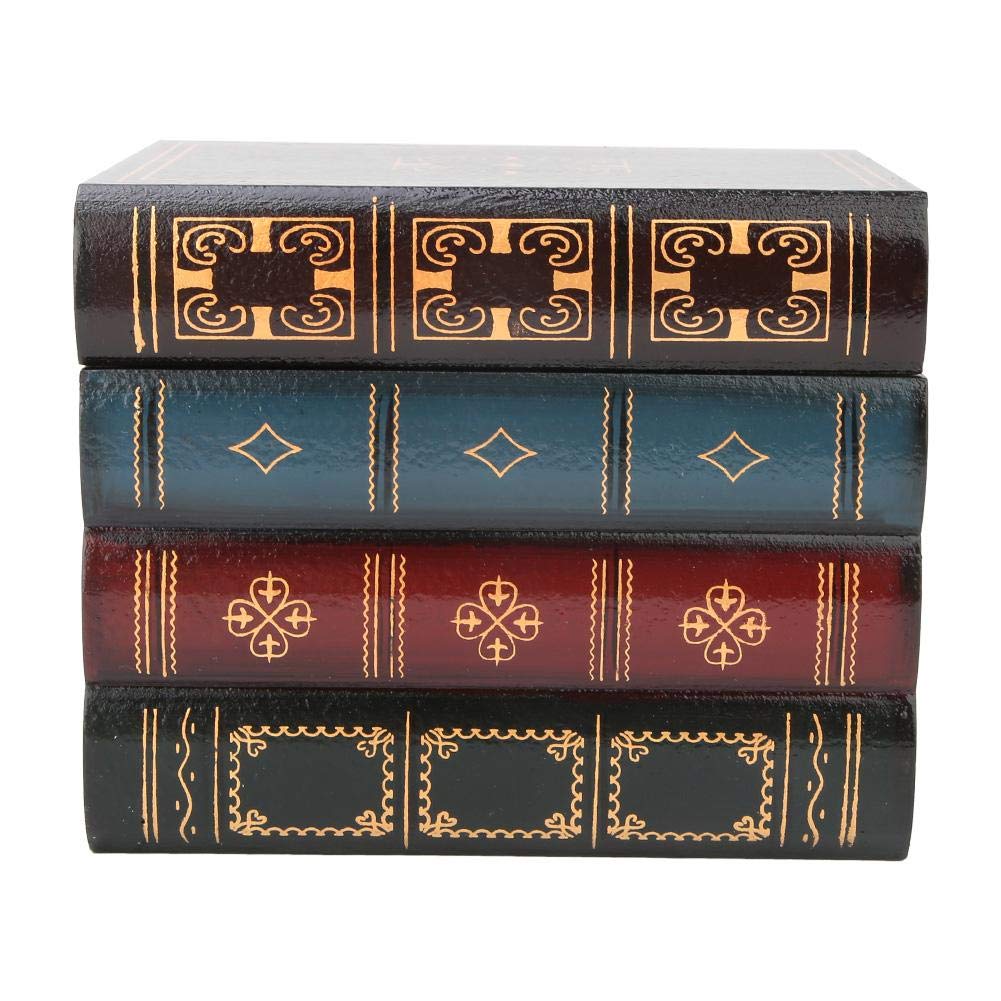 Decorative Fake Book Storage Box - Simulation Book for Home & Office Decor - Type B Trumpet Design - Perfect for Bookshelf Styling, Gift Wrapping & Secret Storage