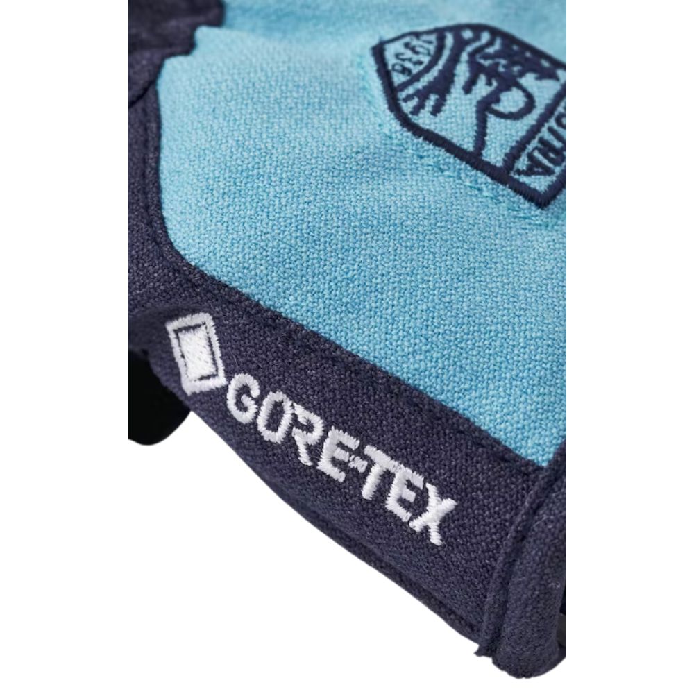 Hestra Atlas Kids Gore-Tex Ski Mittens - Waterproof & Warm Winter Gloves for Boys & Girls - Navy Blue - Perfect for Snowboarding, Sledding & Cold Weather Activities