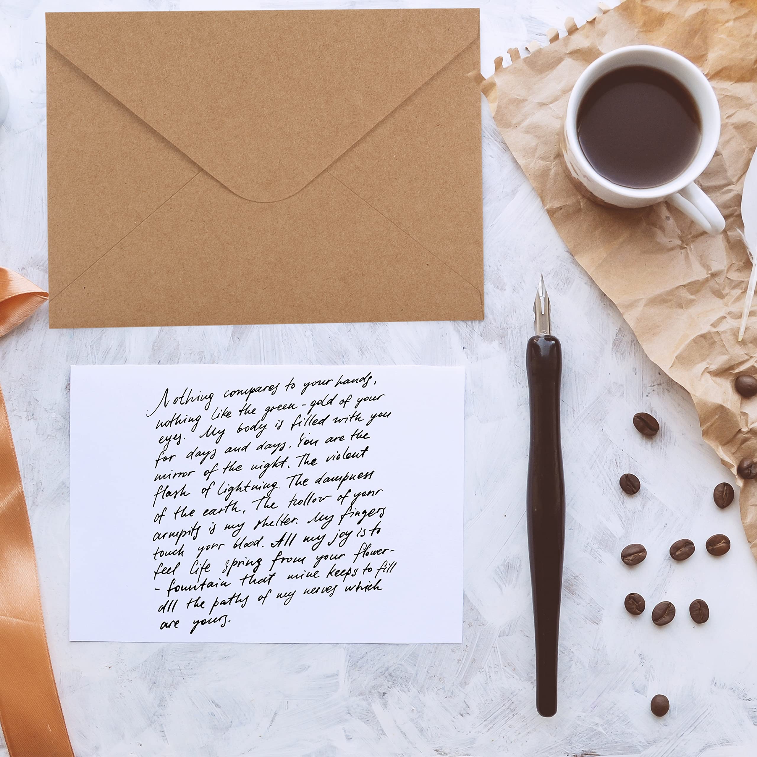 Mr. Pen - 39 Pack Kraft Envelopes, 5x7 Inch A7 Size, Brown Cardstock Paper Invitation & Postcard Mailers | Perfect for Wedding Invitations, Greeting Cards, Business Correspondence & Mailing Photos