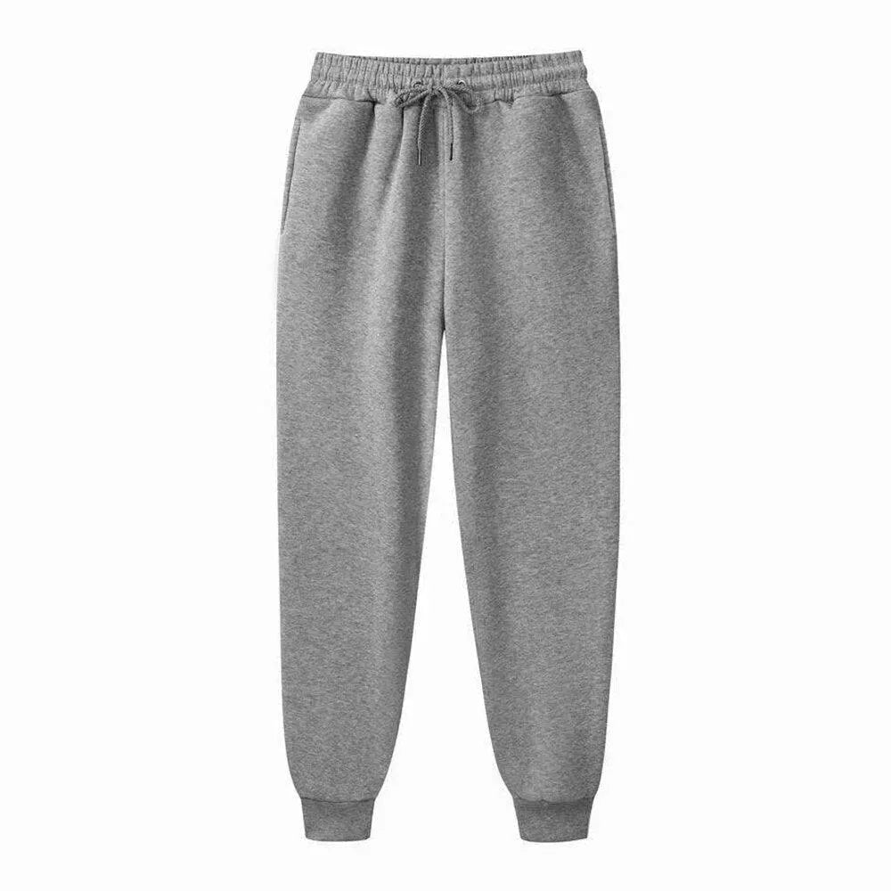 Men's Oversize Fleece Sweatpants with Drawstring Waist - Cozy Lounge Pants for Home, Gym & Casual Wear
