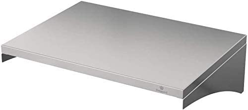 Stainless Steel Kitchen Wall Shelf - Microwave & Toaster Organizer for Counter & Cabinet | Indian Decor