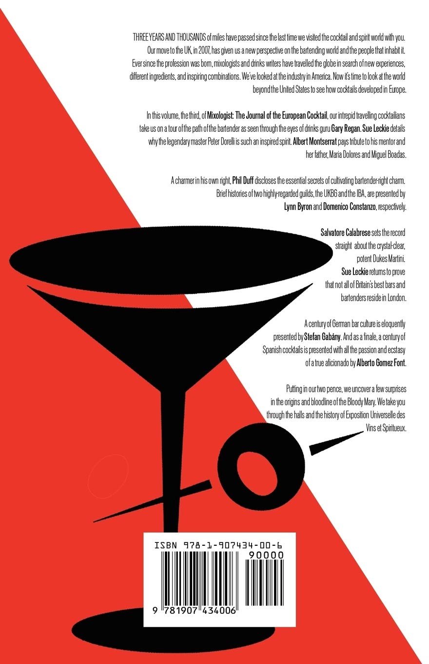 Mixologist: The Journal of European Cocktails Volume 3 | Bartender Guide, Cocktail Recipes & Mixology Techniques | Perfect for Home Bars & Professional Bartenders