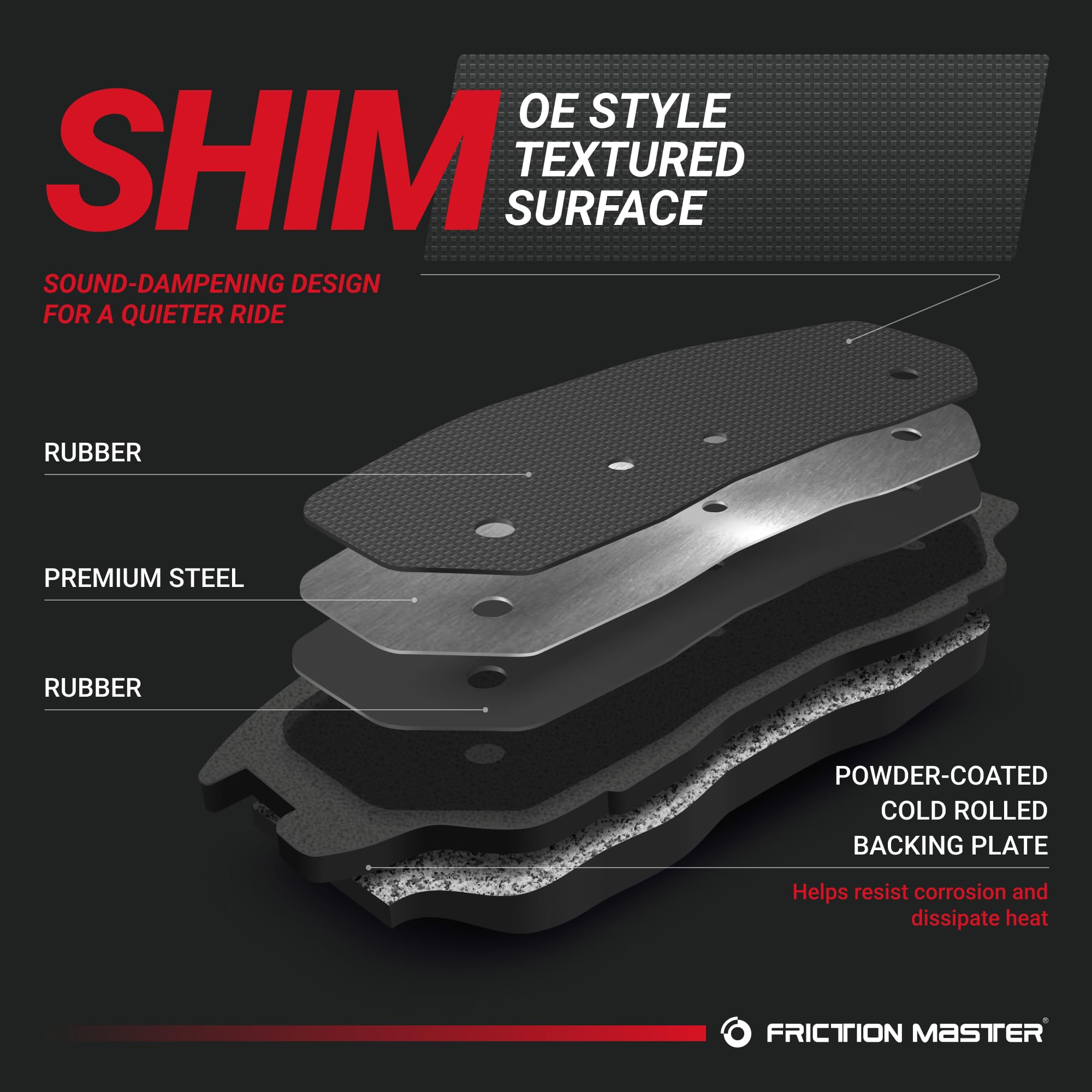 High-Performance MKD989 Semi-Metallic Rear Brake Pads for Chevrolet Express 3500 2003-2008 & GMC Savana 3500 2003-2019 (Dual Rear Wheels) - Durable Stopping Power for Heavy-Duty Trucks, Towing & Commercial Use