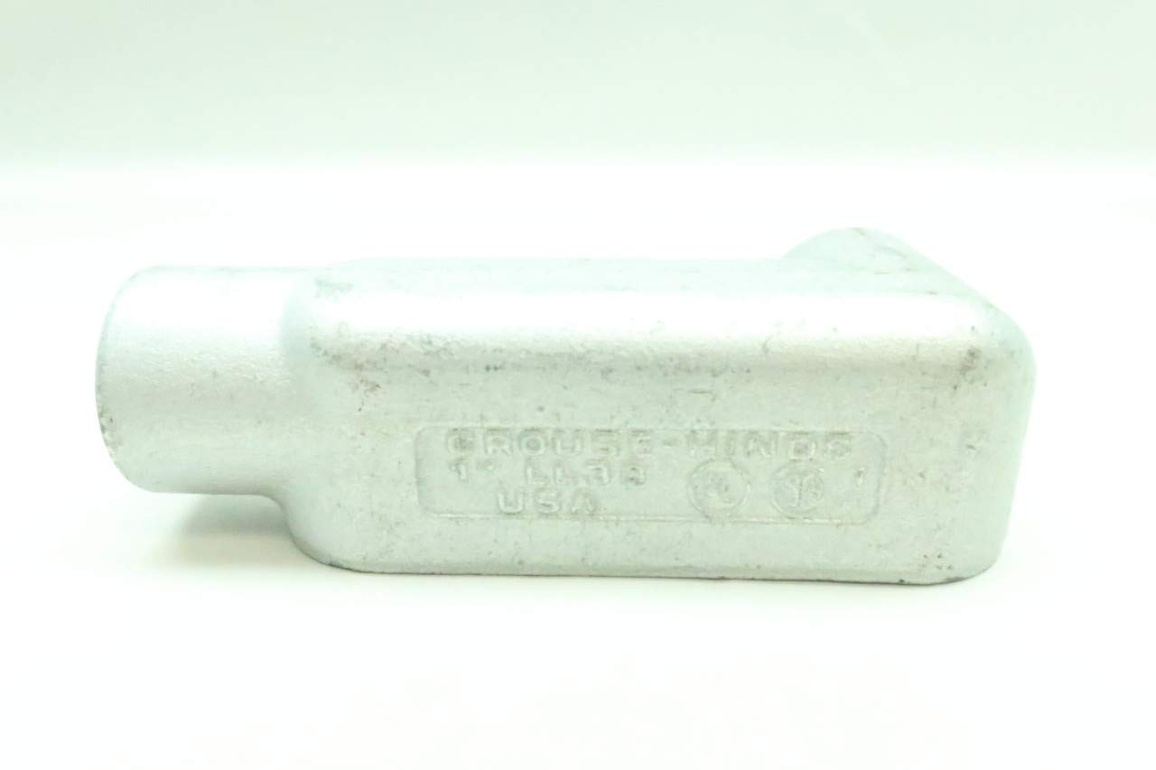 CROUSE HINDS LL38 1 Inch Iron Outlet Body - Heavy Duty Electrical Conduit Fitting for Industrial and Commercial Wiring Applications