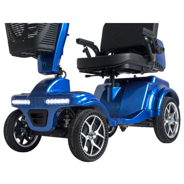 Gladiator 4 Wheel Bariatric Mobility Scooter - Heavy Duty Electric Wheelchair for Adults with 500 lbs Capacity - Ideal for Indoor & Outdoor Use, Travel, Shopping, and Daily Mobility Assistance