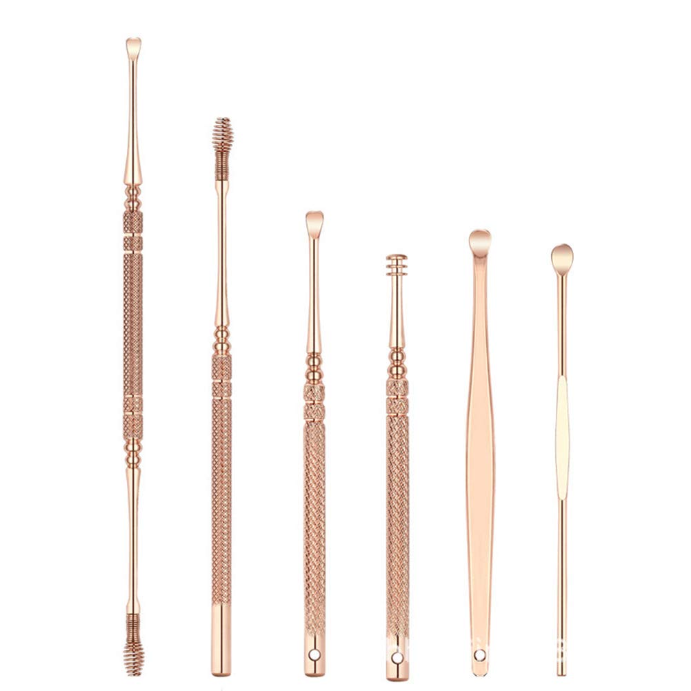 Ear Wax Removal Tool Kit - Ear Scoop & Wax Curette for Safe Ear Cleaning - Ear Pick & Cleaner for Humans - Perfect for Home Use, Travel, and Personal Hygiene Care
