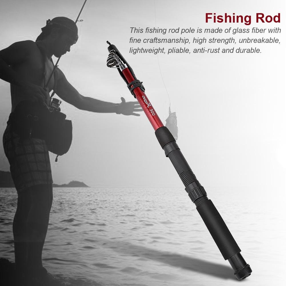 Best Lightweight Telescopic Fishing Rod & Reel Combo - 3.0m Portable Casting Rod with Tackle Accessories for Outdoor Fishing | Perfect for Freshwater, Saltwater, Beach & Boat Fishing