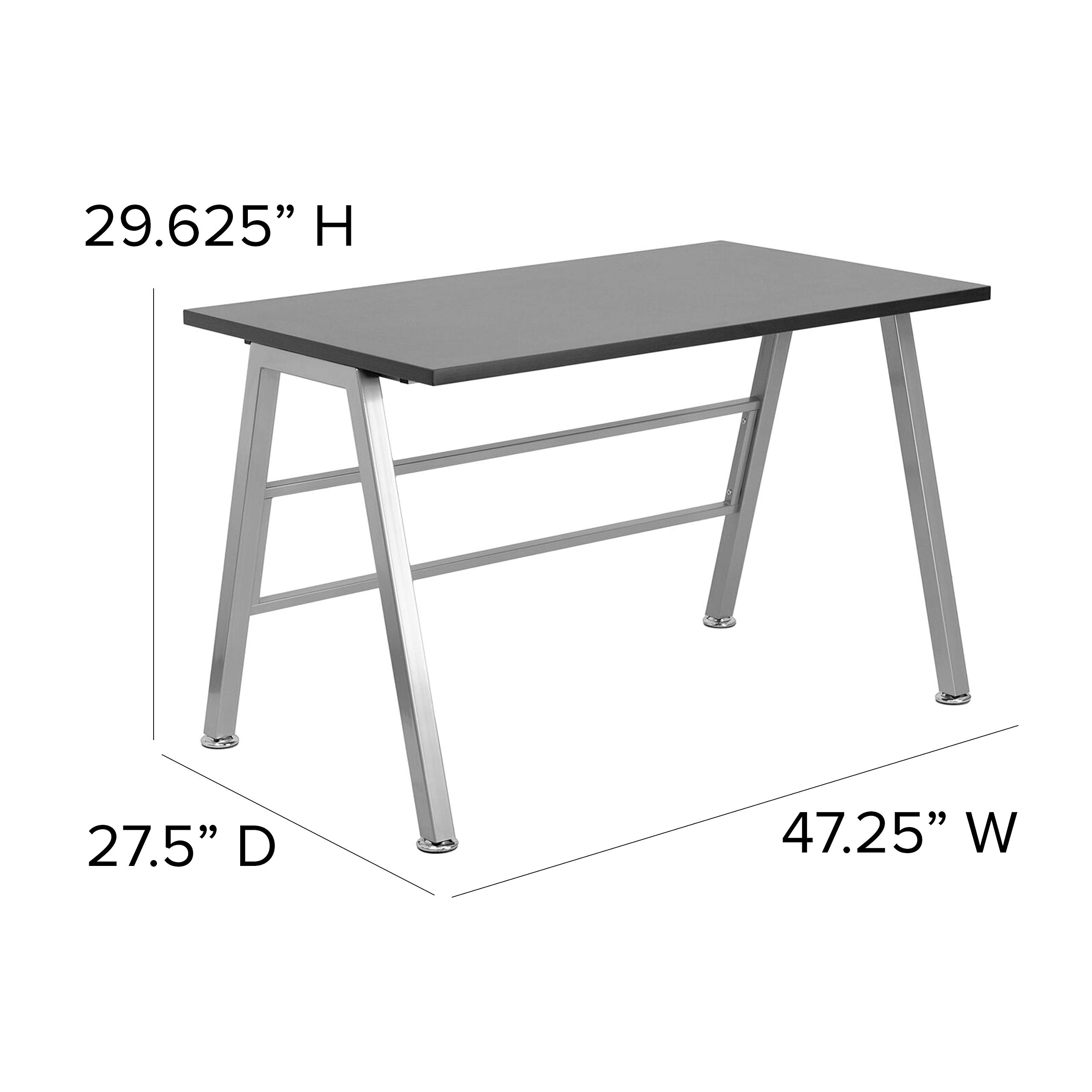 Premium Height-Adjustable Standing Desk - Ergonomic Home & Office Workstation for Comfortable Sitting or Standing - Perfect for Remote Work, Gaming, and Study Spaces