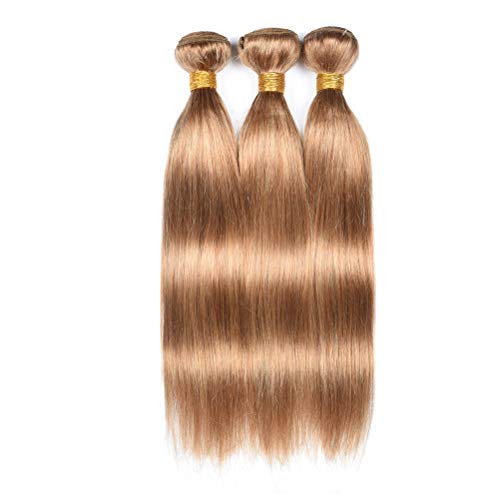 100% Unprocessed Virgin Human Hair Extensions - WOME Peruvian Straight Hair 3 Bundles (16