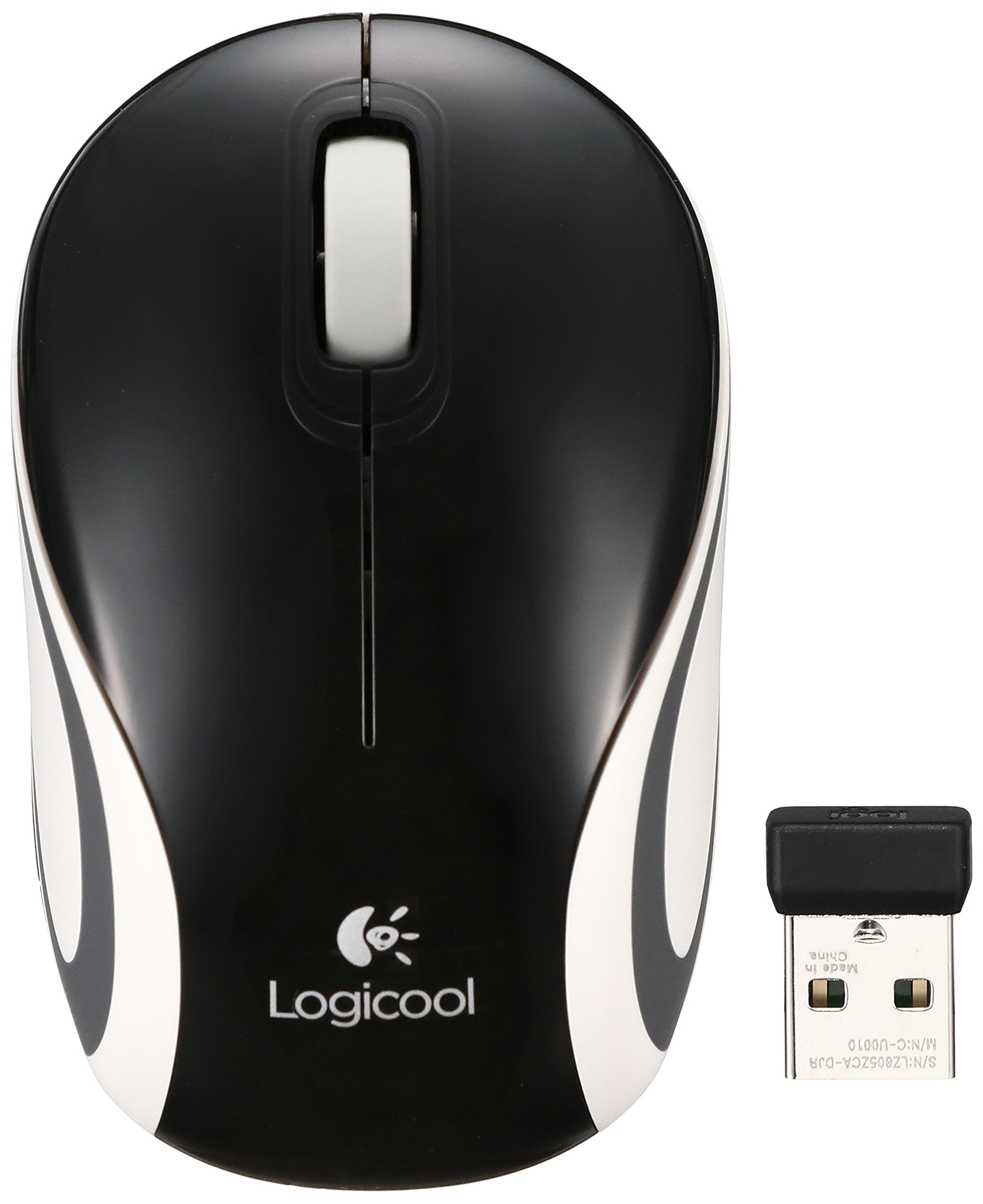 Logitech M187 Wireless Mini Mouse - Compact Portable Bluetooth Mouse for Laptop, PC, Mac - Black (M187BK) - Perfect for Travel, Office, and Home Use