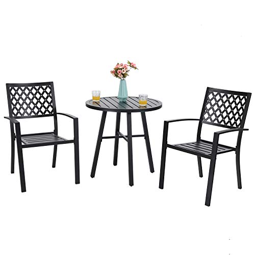 Black With Round Pattern
