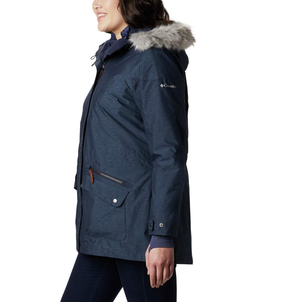 Columbia Women's Carson Pass Ic Jacket - Waterproof Winter Coat with Omni-Heat Thermal Reflective, Windproof Ski Jacket for Hiking, Snowboarding & Cold Weather Outdoor Activities