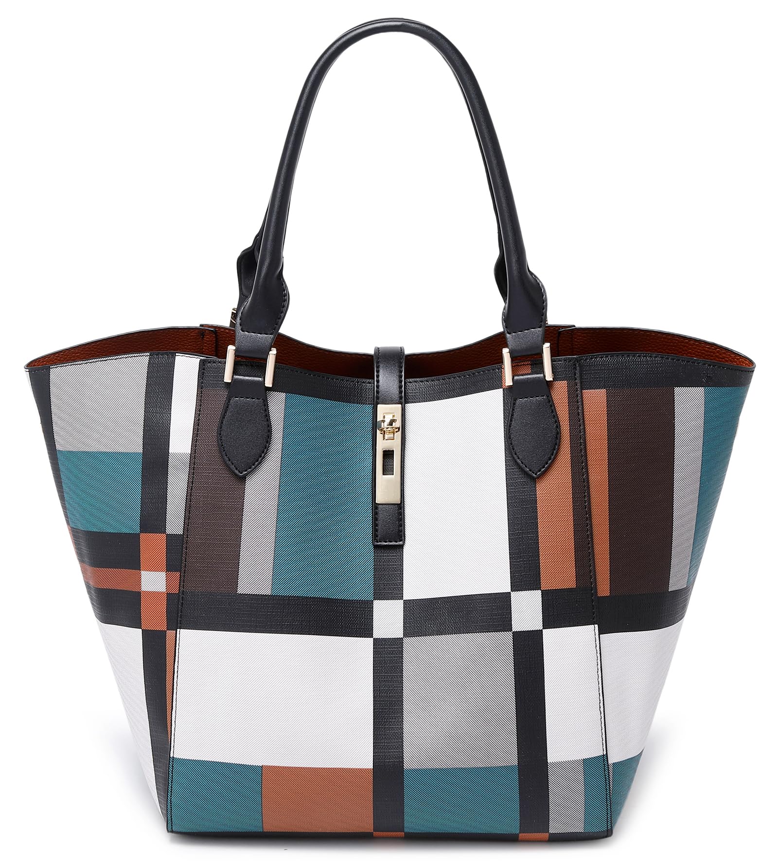 SQLP Large Work Tote Bag for Women - Stylish Designer Purse & Spacious Handbag, Big Bucket Bag for Office, Travel & Everyday Use | Durable Crossbody Shoulder Bag for Professional & Casual Outings