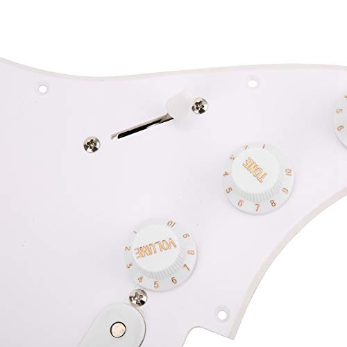 Prewired Loaded Pickguard for Electric Guitar - Humbucker & 3 Single Coil Pickups | Easy Installation for Fender Stratocaster & DIY Guitar Upgrades | Perfect for Rock, Blues & Metal Performances