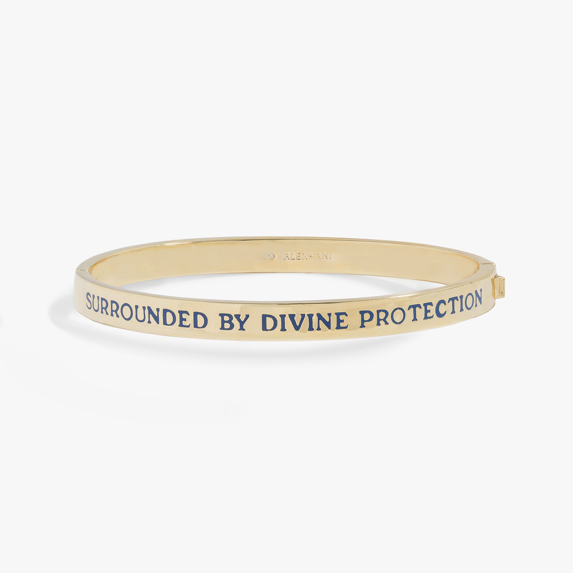 Divine Protection Hinge Cuff Bracelet - Adjustable Bangle for Men & Women - Spiritual Jewelry for Daily Wear & Protection