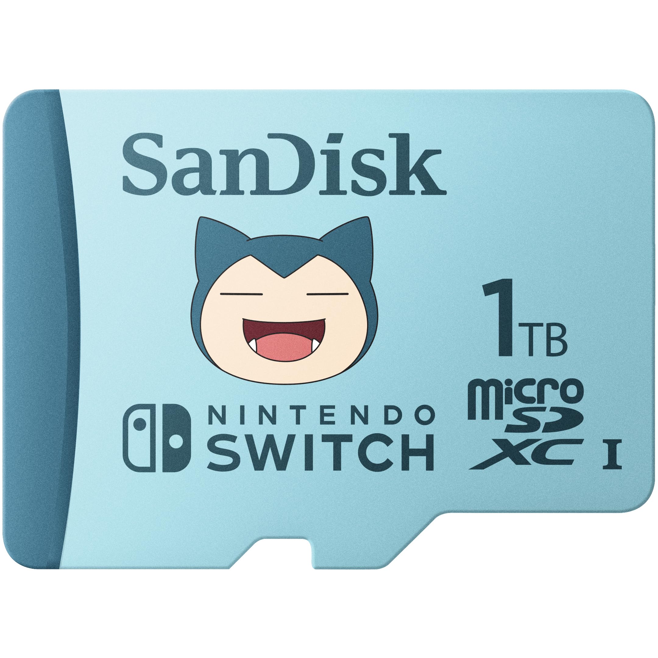 SanDisk 1TB microSDXC Card for Nintendo Switch - Licensed Pokémon Snorlax Edition (SDSQXAO-1T00-GN6ZK) - High-Speed Memory Card for Gaming, Photography & 4K Video Storage