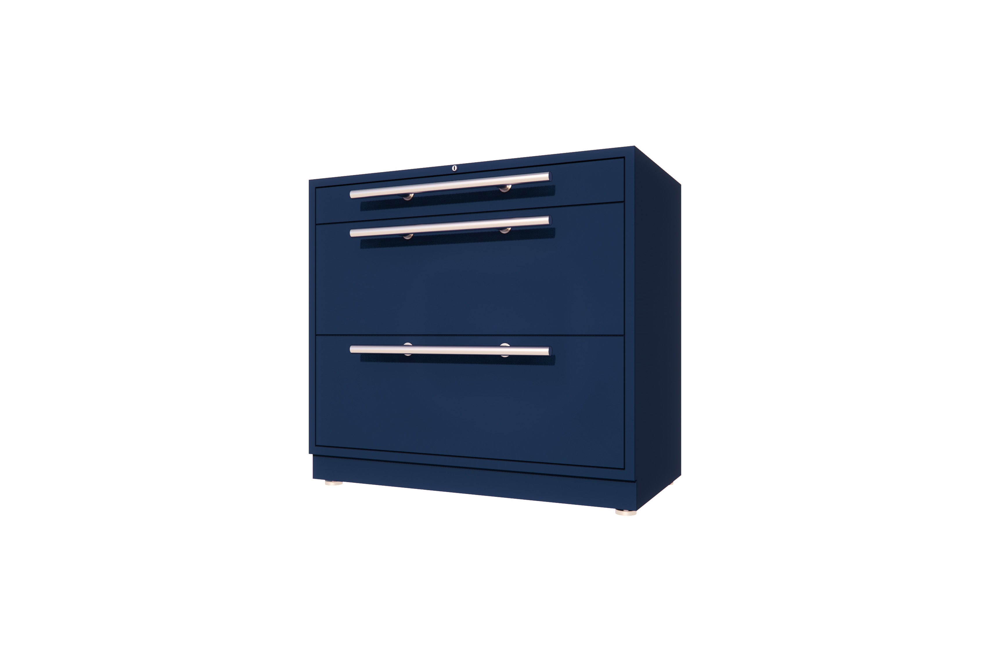 ProSlat LUX 3-Drawer Base Cabinet 40-Inch Wide - Premium Garage Storage Solution for Tools & Equipment Organization