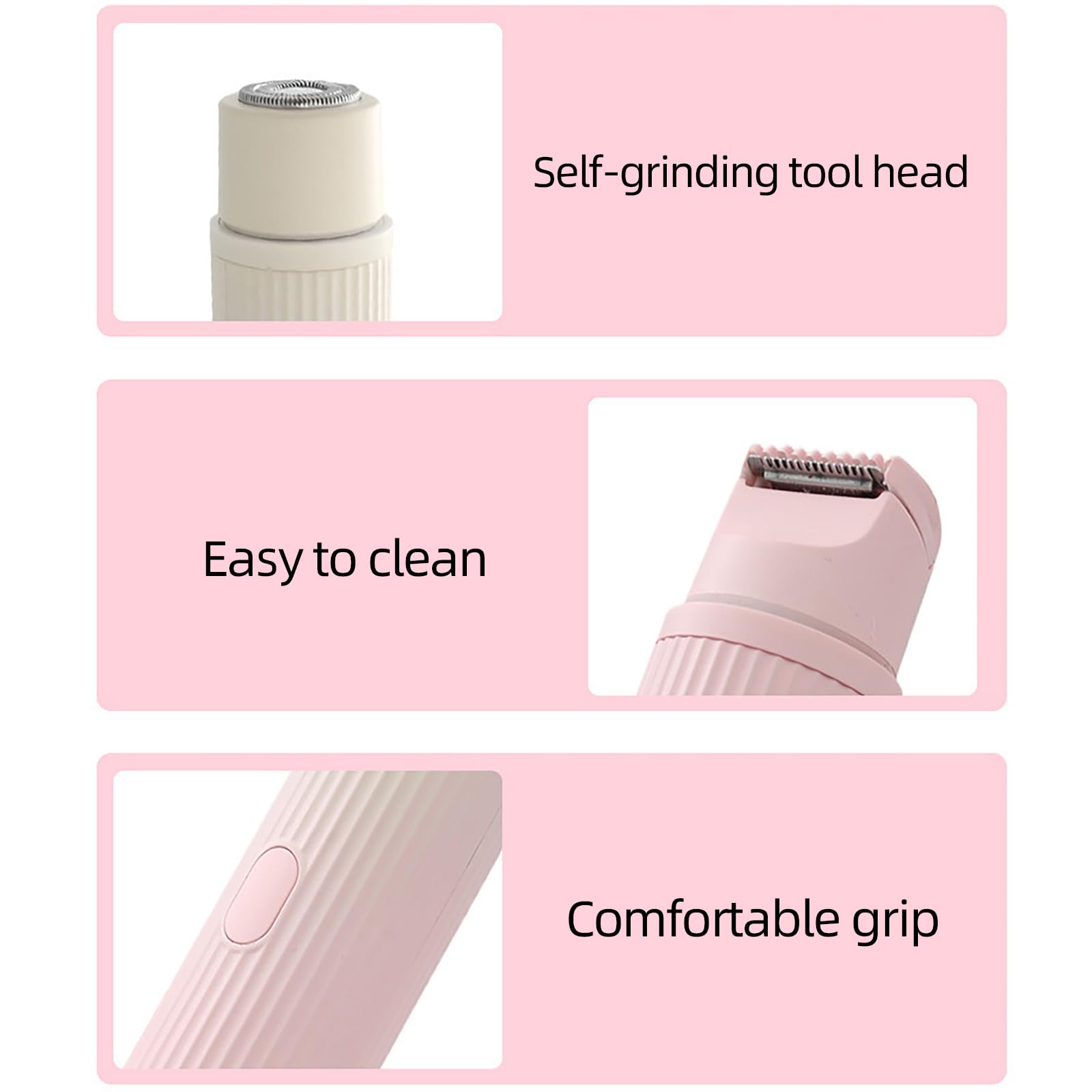 Best Cordless Electric Shaver for Women - USB Rechargeable Hair Trimmer for Legs, Face & Body | Smooth Shaving at Home or Travel