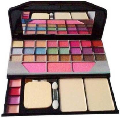 6155 Multicolor Makeup Kit - 3-in-1 Eyeliner Kajal Mascara & Brush Set with Fixer & Primer | Perfect for Professional Makeup, Bridal Looks & Everyday Beauty (12 Colors)