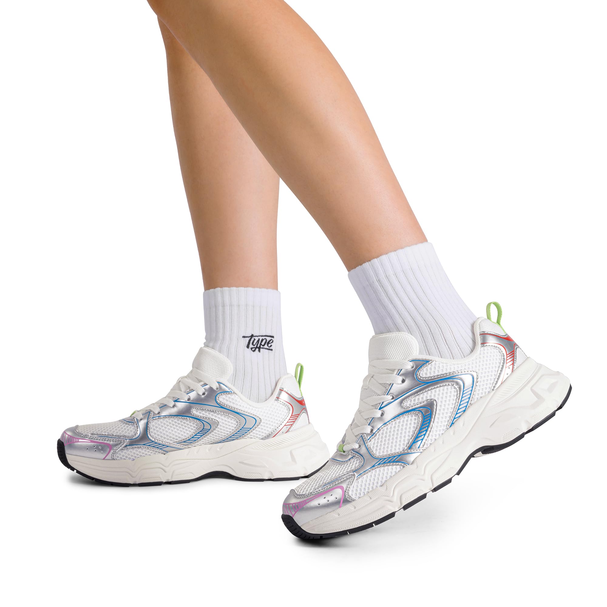 DREAM PAIRS Women's Platform Chunky Fashion Sneakers - Comfortable Y2K-Style Walking Shoes for Workout, Sports & Casual Wear | Lace-Up Tennis Shoes for Women | Perfect for Gym, Running, Work & Everyday Outfits