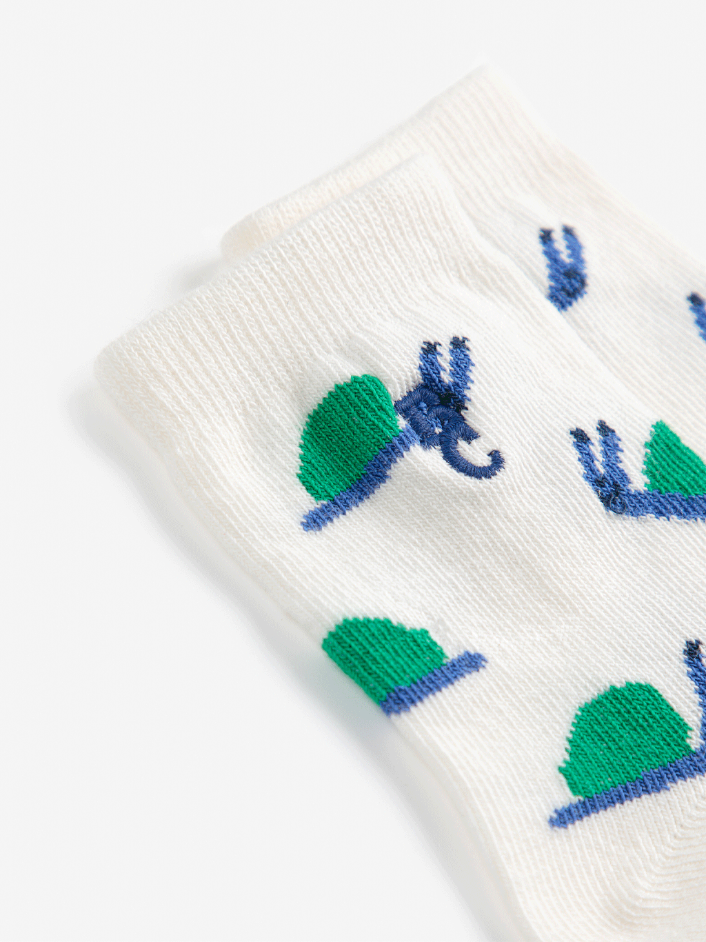 Bobo Choses Cute Baby Snail Print Short Socks - Soft Cotton Ankle Socks for Boys & Girls - Perfect for Playtime, Daycare & Family Outings