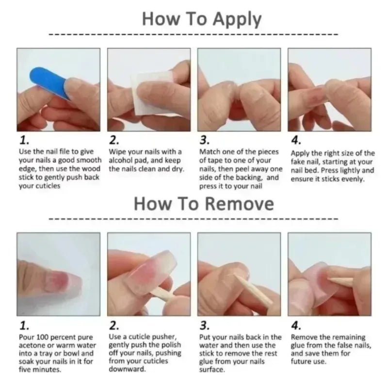10Pcs Blue Handmade Almond Press on Nails - French Design with Rhinestones & Glitter | Full Cover Fake Nail Tips for Manicure | Perfect for Parties, Weddings, and Special Occasions