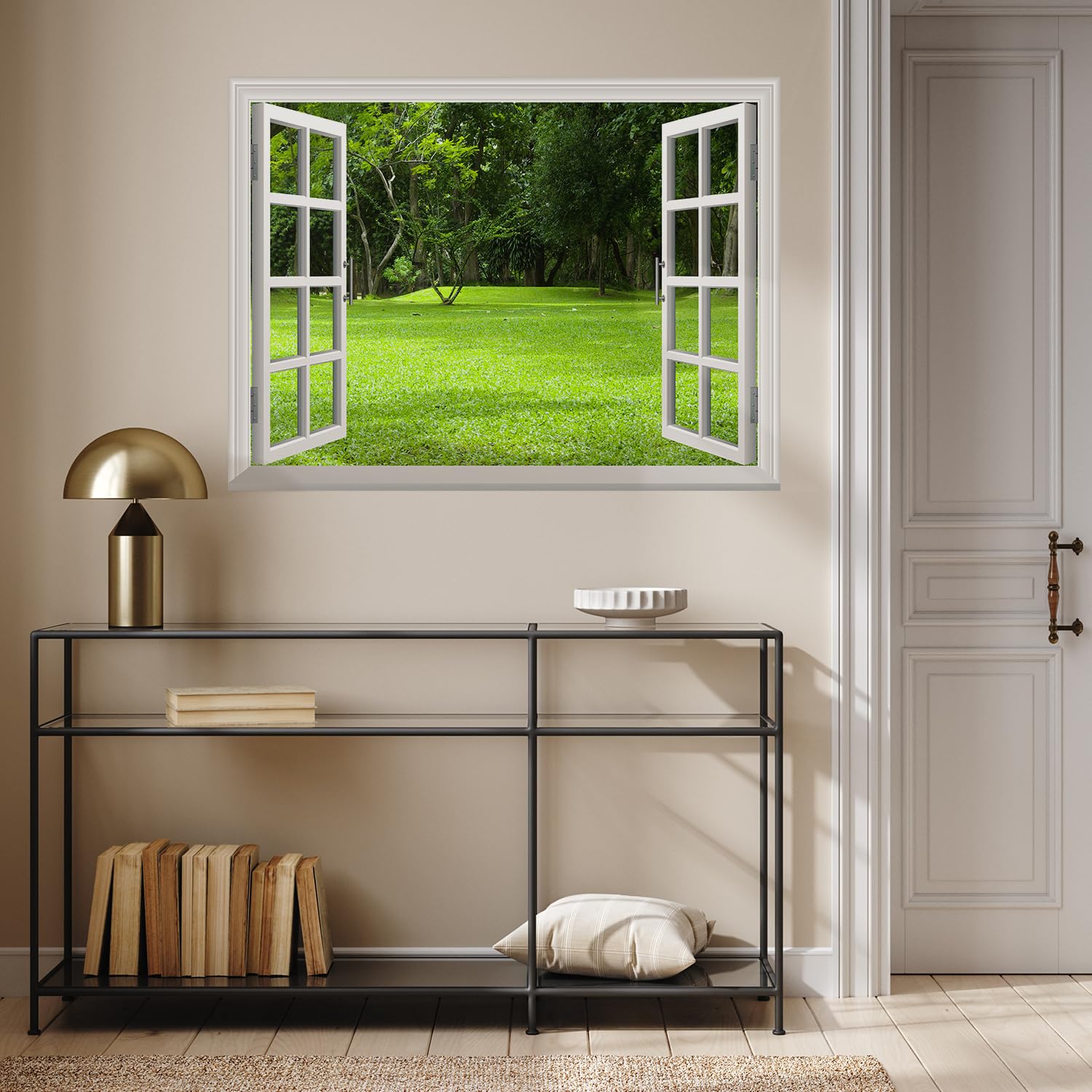 Wall26 Removable Wall Sticker - Garden Green Grass Mural | 36