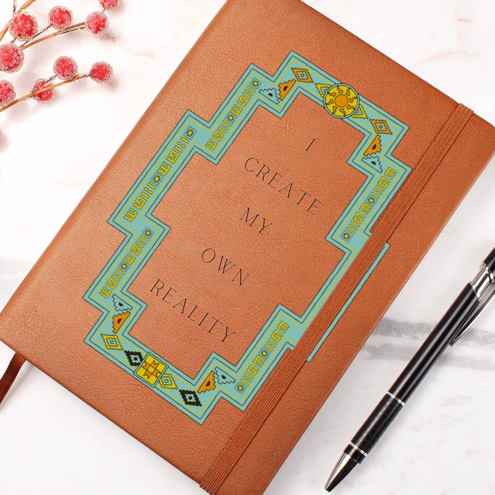 Southwestern Vegan Leather Journal - Handmade Leather Notebook for Writing, Sketching & Journaling - Perfect Gift for Writers, Artists & Dreamers - Use for Daily Reflection, Creative Projects & Personal Growth
