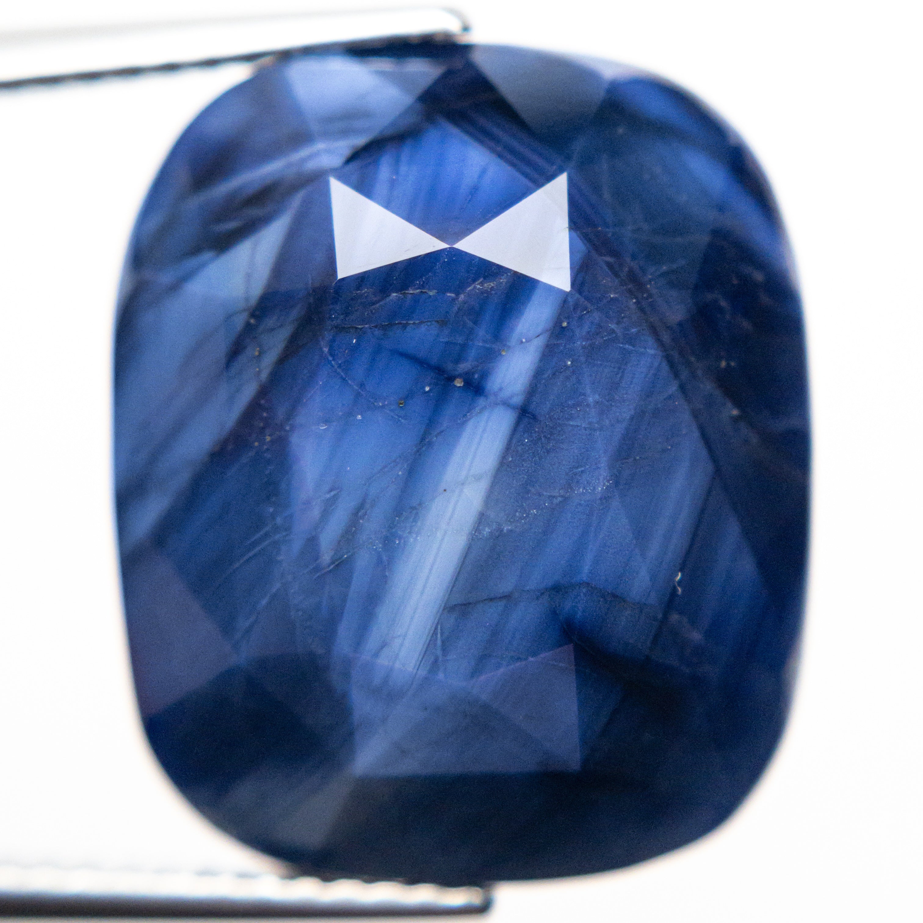 29.60ct Natural Cushion Cut Blue Sapphire Gemstone - 17.67x14.78x12.00mm Brilliant Faceted Loose Stone for Jewelry Making (22597-01) | Perfect for Engagement Rings, Pendants & Custom Jewelry Designs