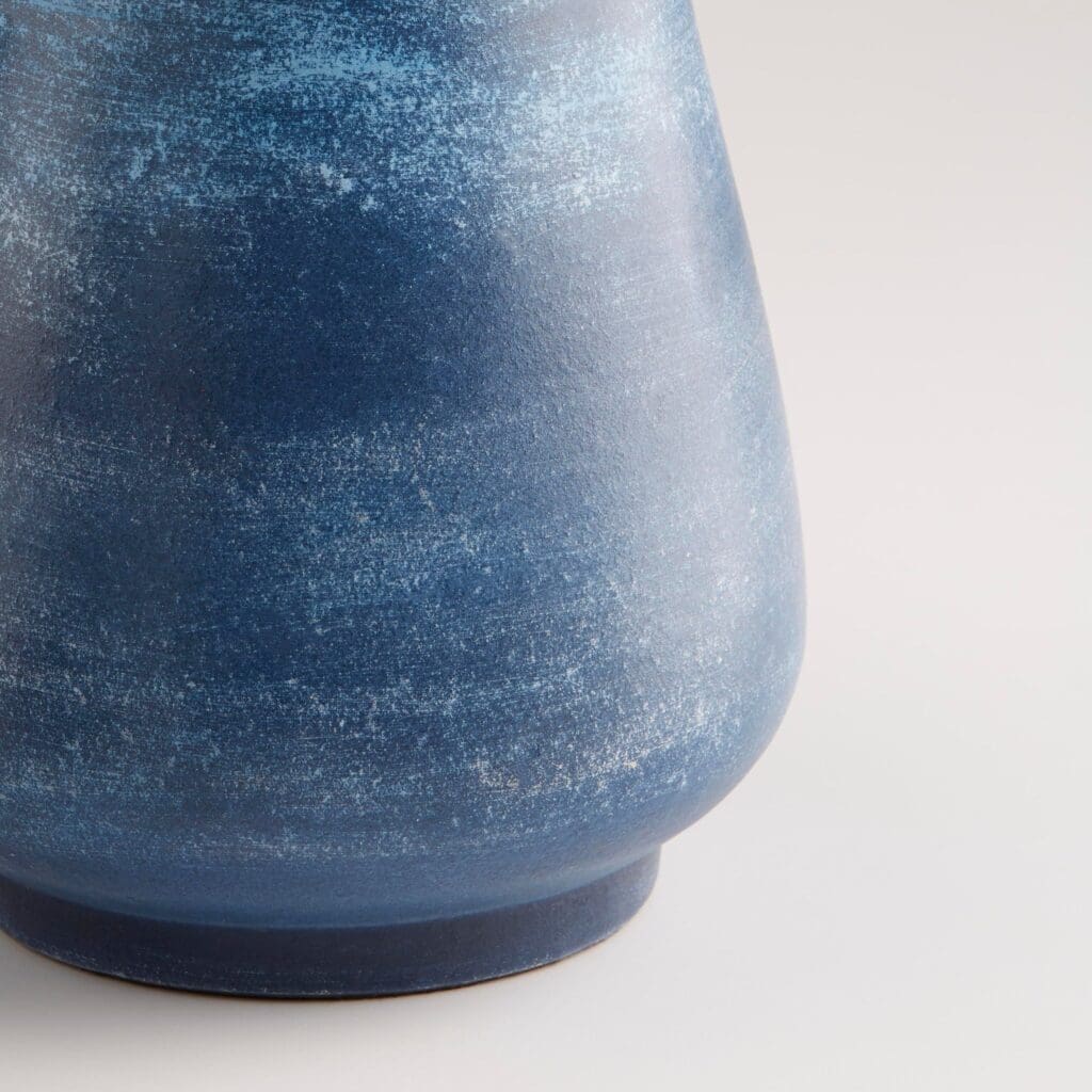 Cyan Design 11550 Amarna Vase - Large Blue Ombre Ceramic Vase for Home Decor, Wedding Centerpiece & Living Room Accent