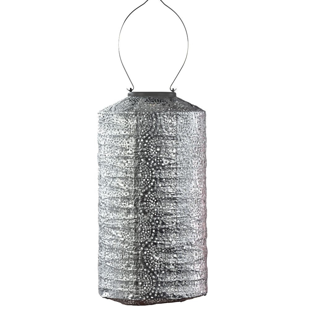 Lumiz 18cm Outdoor LED Solar Lantern - Waterproof Cylinder Solar Light for Garden, Patio, Camping & Backyard Decor