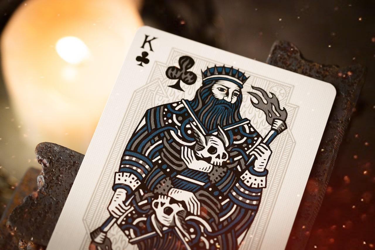 Sacred Fire Playing Cards - Sapphire Blaze Edition | Premium Blue Deck for Poker, Magic Tricks & Cardistry | Perfect for Game Nights & Professional Performances