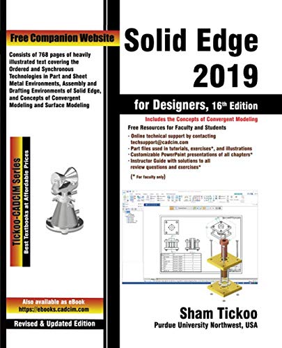 Solid Edge 2019 for Designers - 16th Edition CAD Software | 3D Modeling & Engineering Design Tool for Professionals | Perfect for Mechanical Engineers & Product Designers