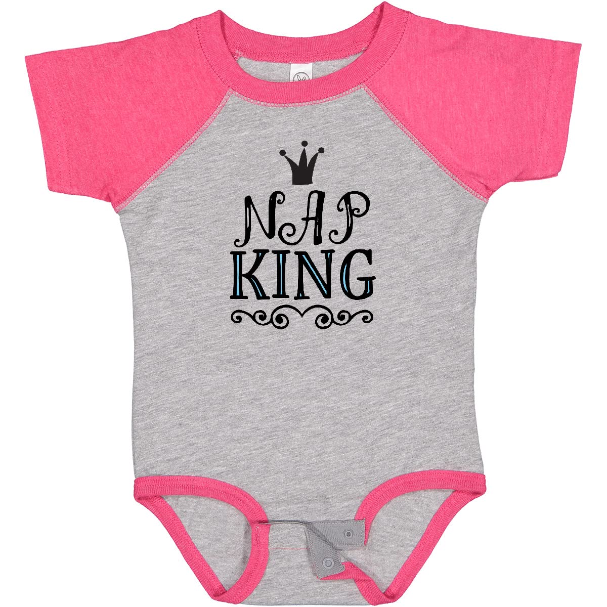 Inktastic Nap King Baby Boy Bodysuit - Cute & Comfortable Infant Onesie for Newborns, Baby Showers & Photo Shoots