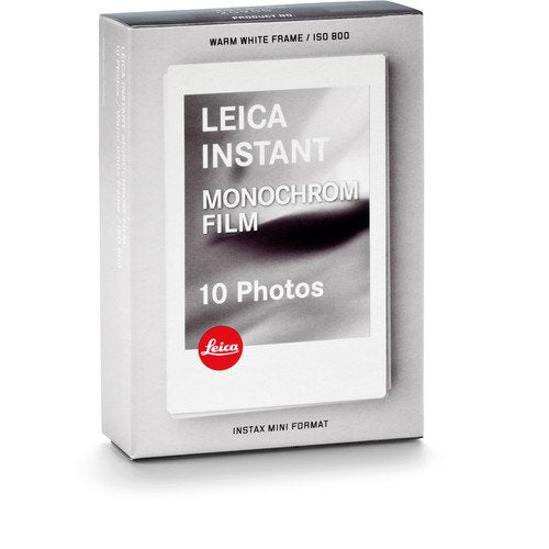 LEICA Sofort Monochrom Film Pack (19550) - Instant Black & White Film for LEICA Sofort Camera - Perfect for Travel, Parties & Creative Photography