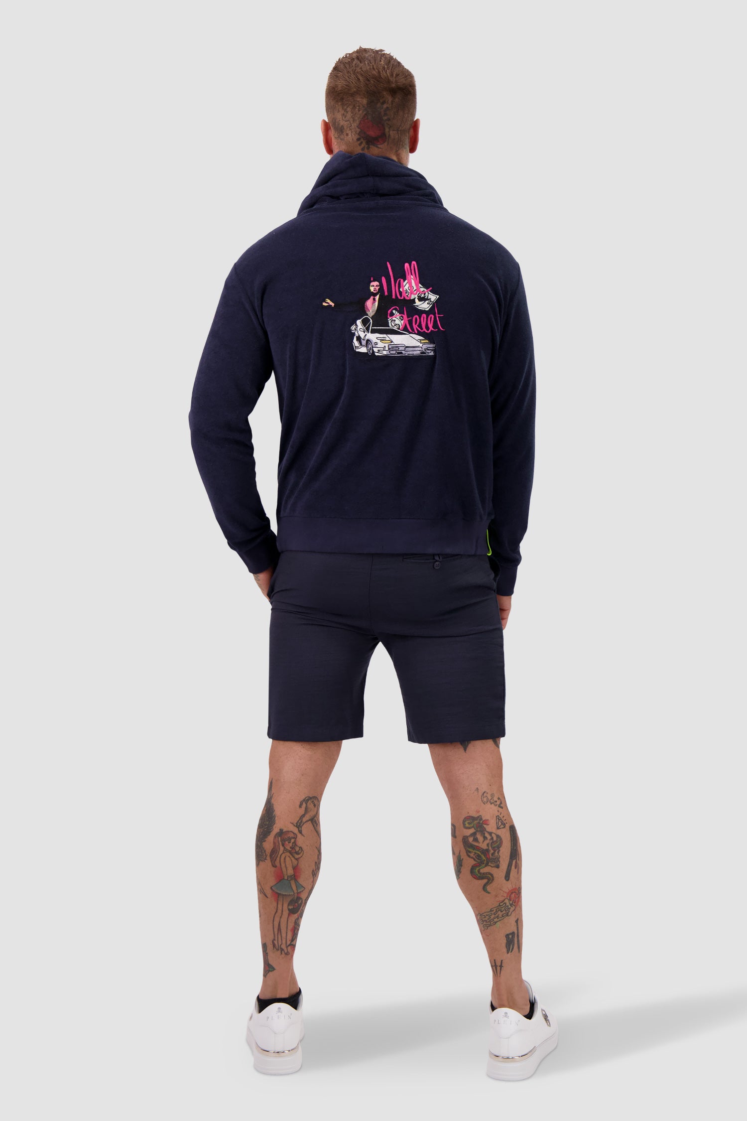 Bain de Mer Navy Club 55 Men's Swim Shorts - Quick Dry Beachwear for Swimming, Surfing & Summer Vacations