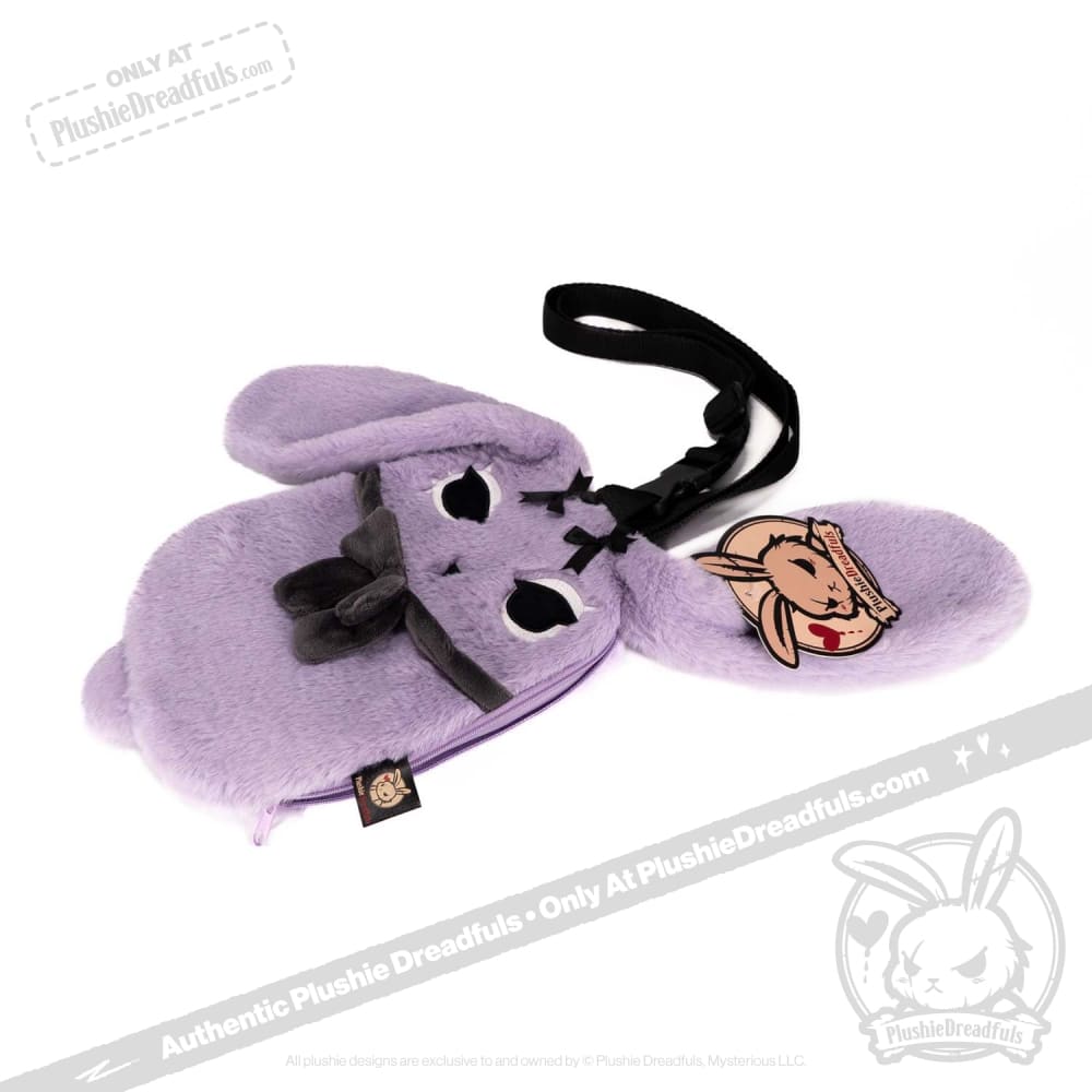 Goth Rabbit Crossbody Bag - Plushie Dreadfuls Cute Gothic Purse for Women | Perfect for Halloween, Cosplay & Alternative Fashion