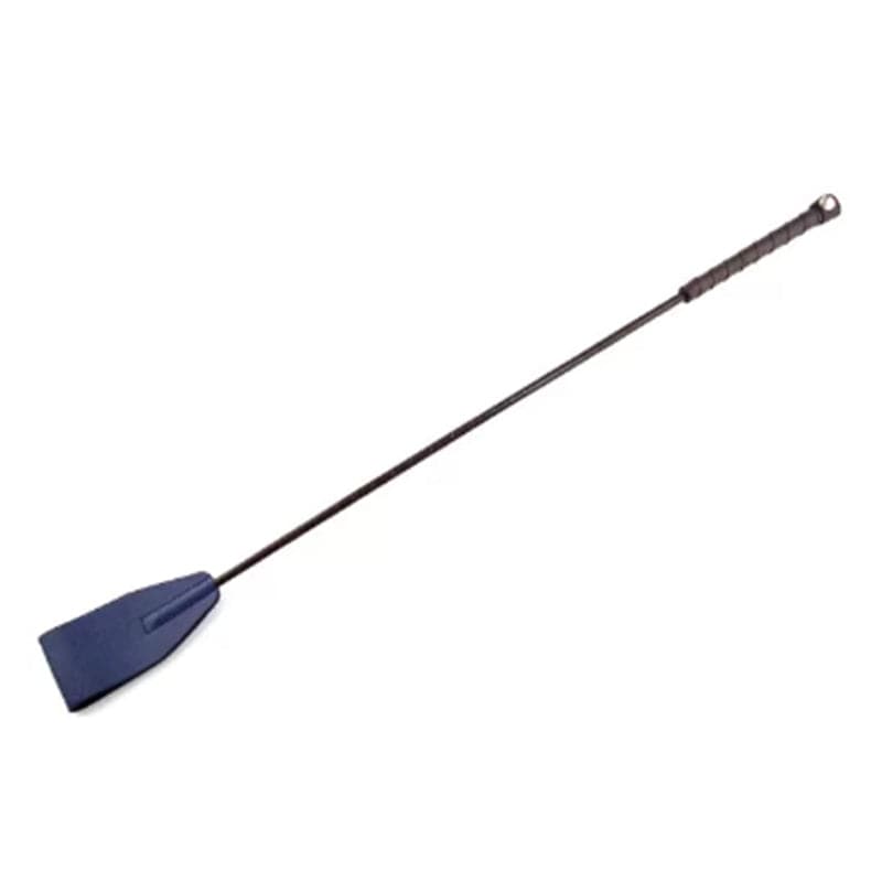 Blue Leather Equestrian Riding Crop - Perfect for Horseback Riding, Training, and Dressage