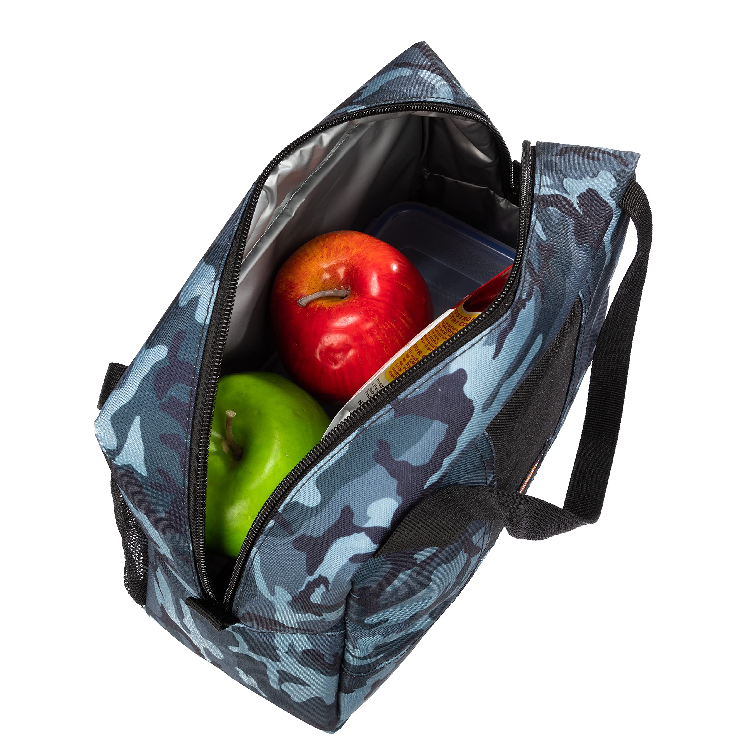 Dickies Insulated Lunch Bag - Thermal Reusable Lunch Box for Work & Office - Grey Camo Cooler for Men & Women - Perfect for Meal Prep, Picnics & Daily Commute