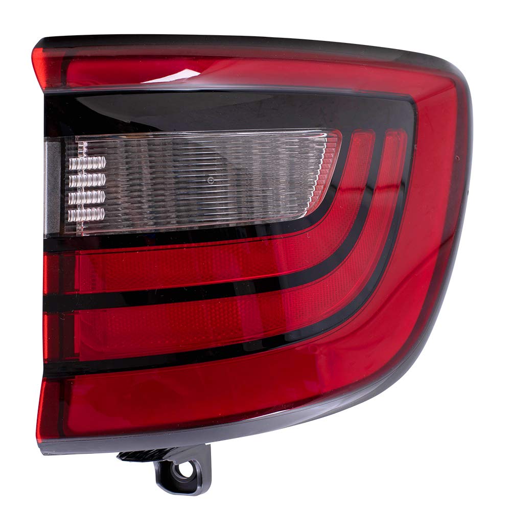 Brock Replacement Tail Lights Set - Driver & Passenger Side Quarter Panel Mounted for 2014-2020 Dodge Durango | Perfect for Night Driving & Vehicle Customization