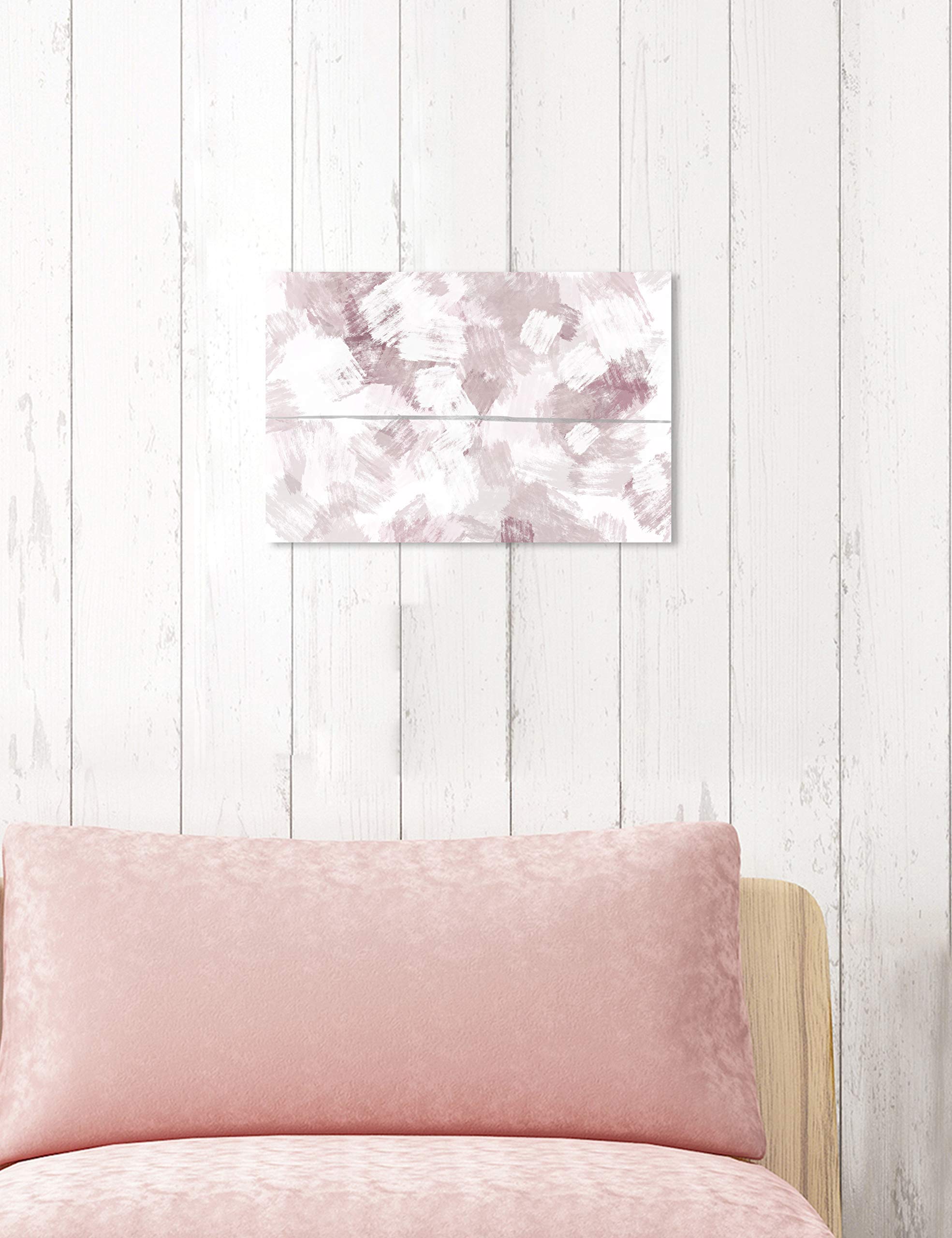 Abstract Wall Art Canvas Print 'Tweed in Taupe' - 15