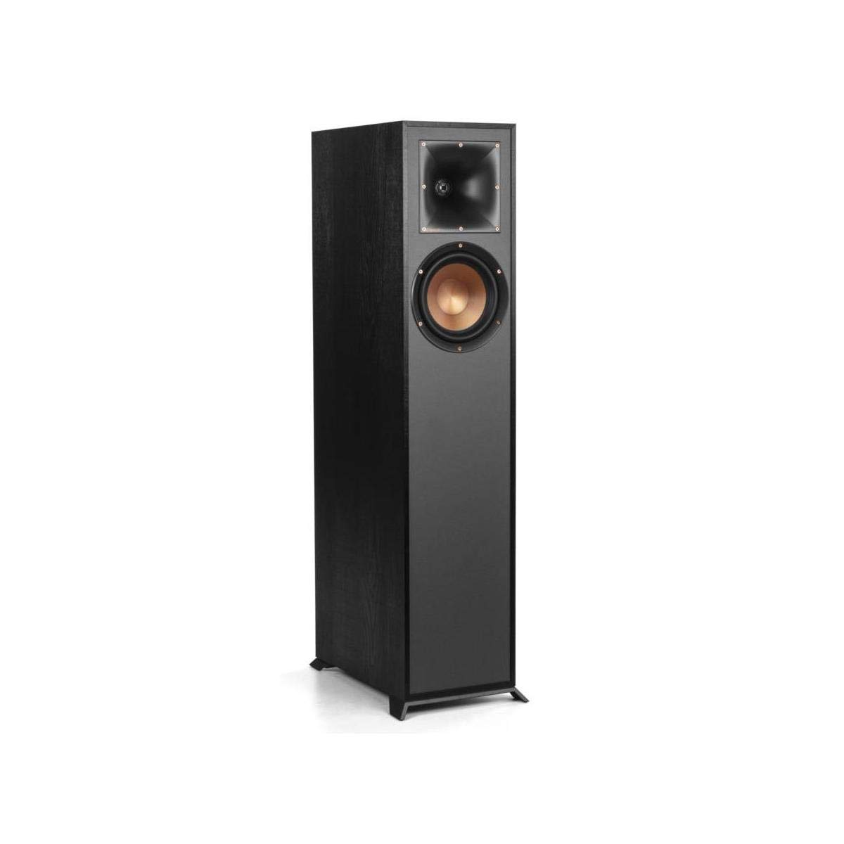 Klipsch Reference R-52C Center Channel Speaker with R-12SW Subwoofer & R-41M Bookshelf Speakers - Complete 5.1 Home Theater System for Movies, Music & Gaming (Black) - Perfect for Living Rooms, Home Theaters & Entertainment Spaces