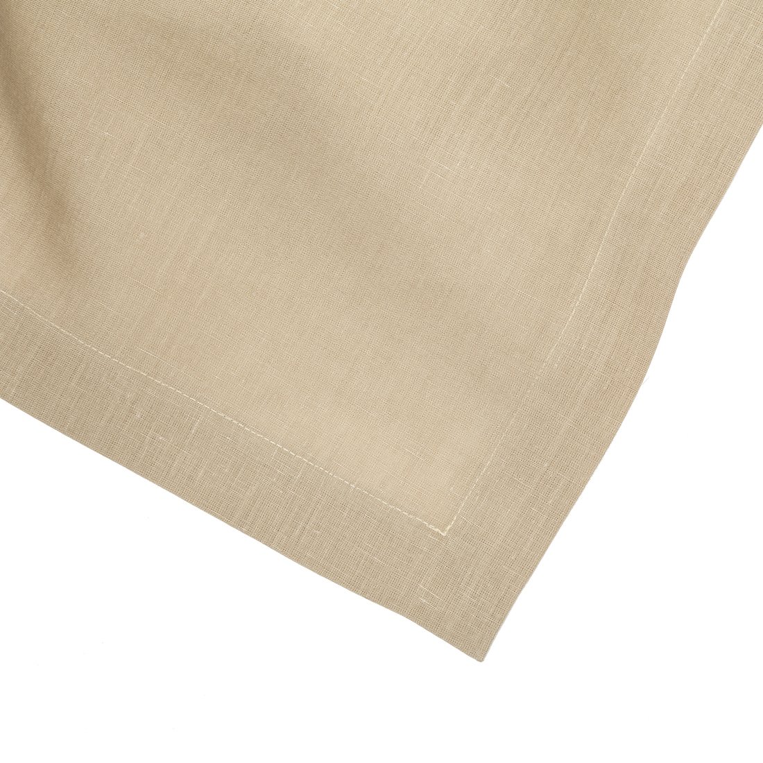 Luxury Camel Gold Linen Table Runner 14x126 Inches - Premium Italian Linen Handcrafted in USA - Elegant Dining Table Decor for Weddings, Parties & Holiday Dinners