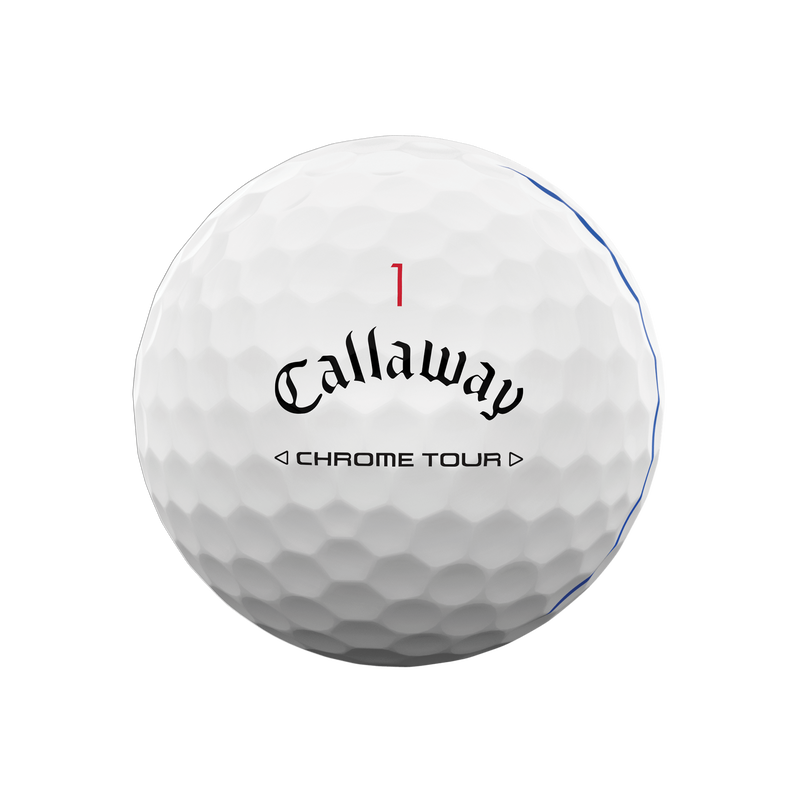 Callaway 2024 Chrome Tour Triple Track Golf Balls - Premium High Performance Golf Balls for Distance & Control - Perfect for Tournament Play & Practice Sessions