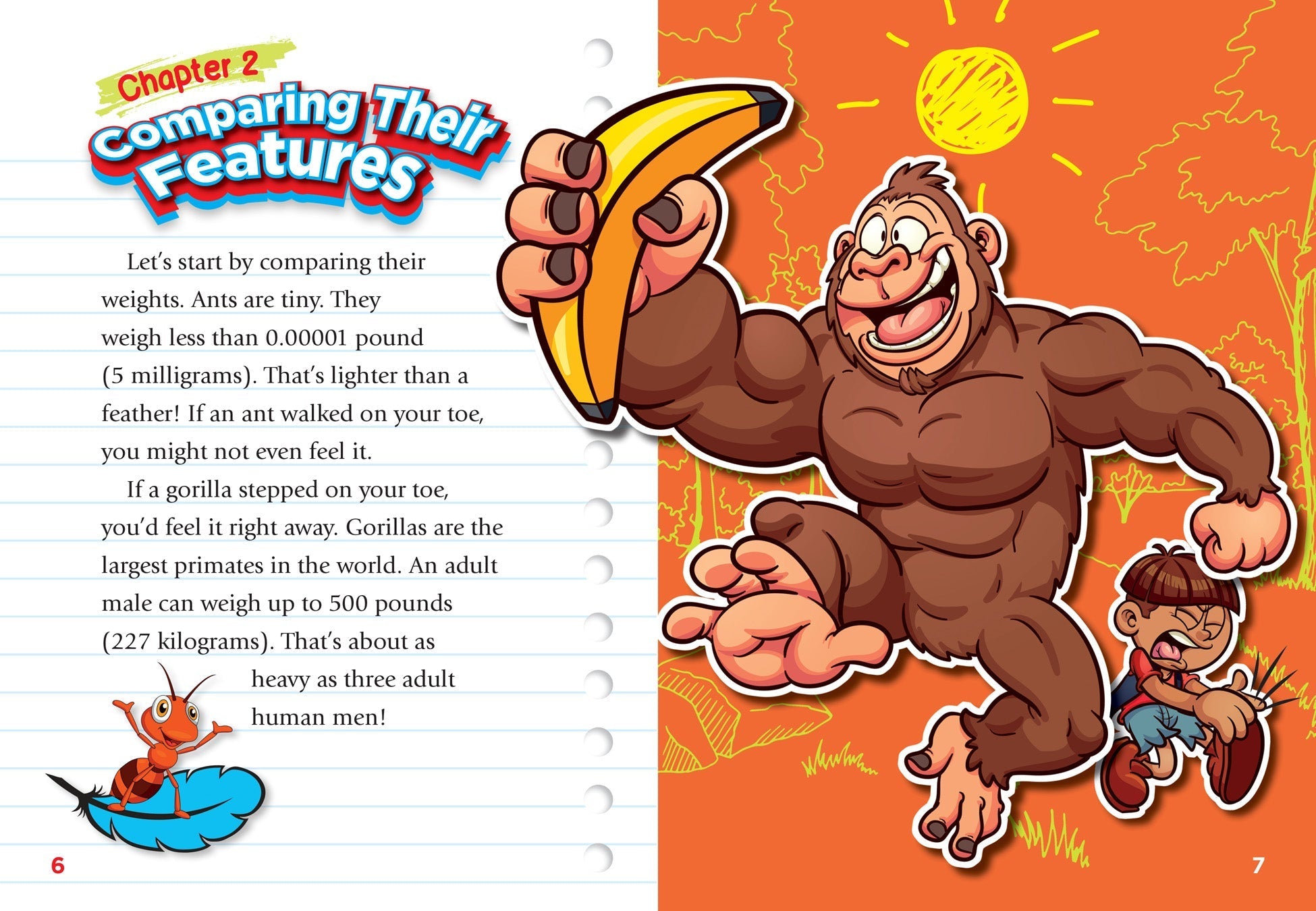 Ant vs Gorilla - 9781623107284 | Kids Animal Battle Book for Fun Learning & Reading | Perfect for Bedtime Stories & Classroom Activities