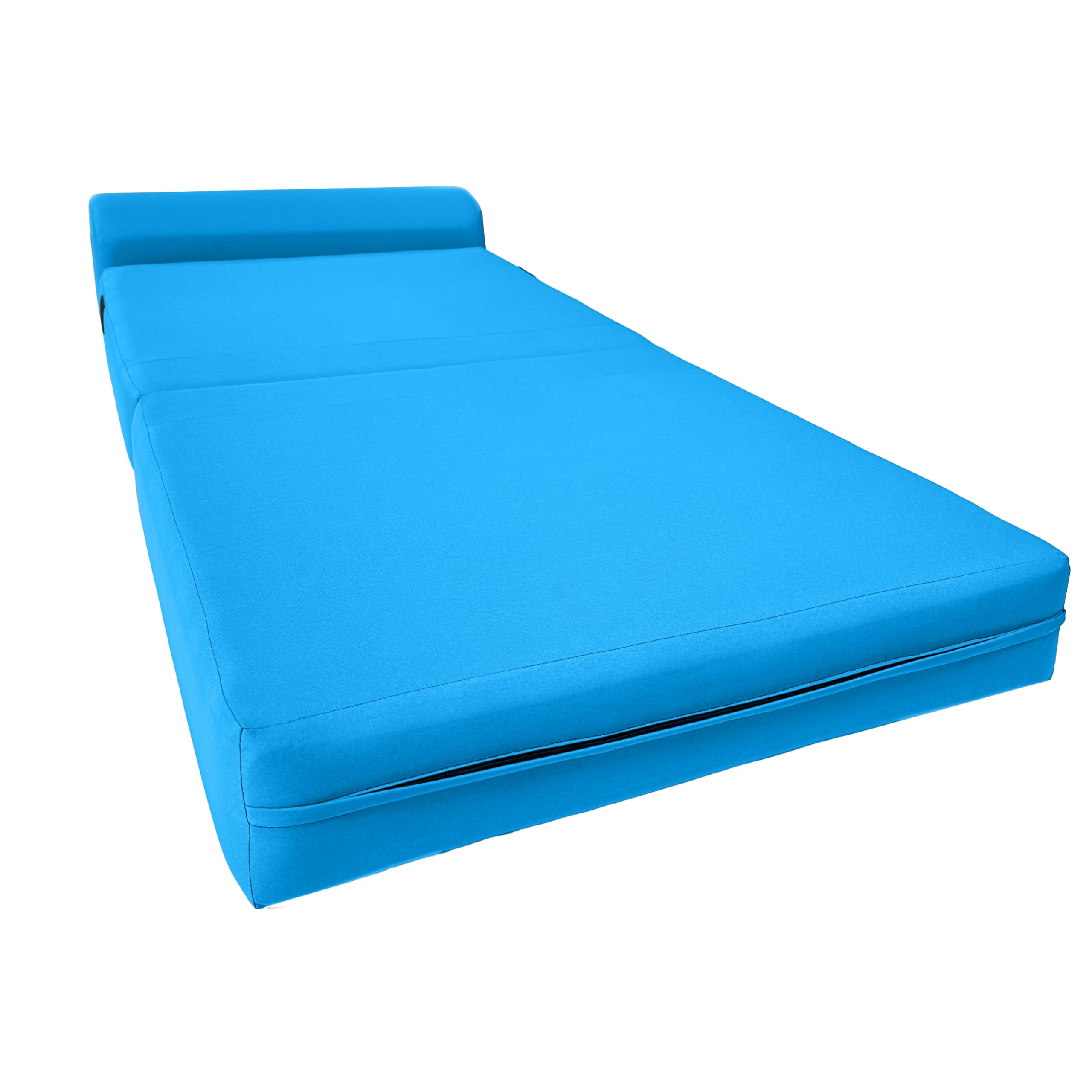 D&D Futon Sleeper Chair - Convertible Folding Bed & Sofa with High-Density Foam Mattress (70