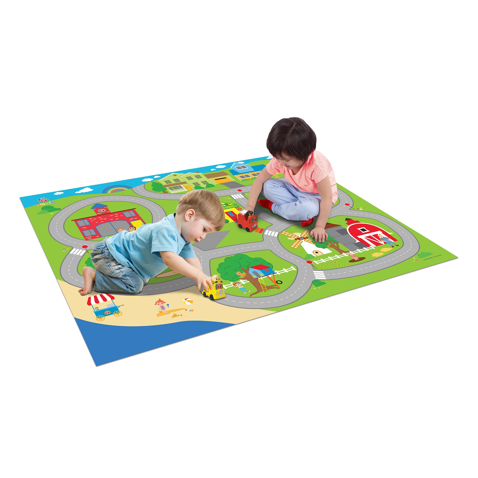 Cocomelon Jumbo MegaMat - Interactive Playmat for Toddlers & Kids | Soft, Durable & Educational Floor Mat for Playtime, Learning & Nursery Decor