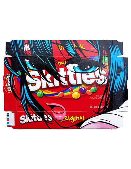 BEN FROST Skittles Art Print - Vibrant Contemporary Wall Decor for Home & Office | Perfect for Living Rooms, Bedrooms & Creative Spaces