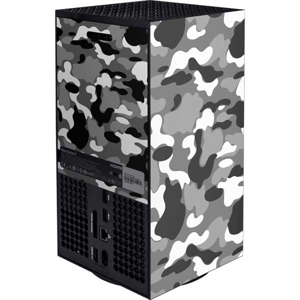 Skinit Decal Gaming Skin for Xbox Series X Console - Neutral Street Camo Design | Protective Vinyl Cover for Customization & Scratch Protection | Perfect for Gaming Setups & Home Entertainment